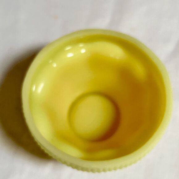 Vintage Fenton Burmese Glass Fairy Lamp Hand Painted Tall Trees - Picture 4 of 8